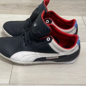 PUMA BMW Motorsport Men's Navy Blue Sneakers